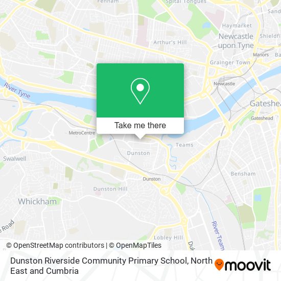 Dunston Riverside Community Primary School map