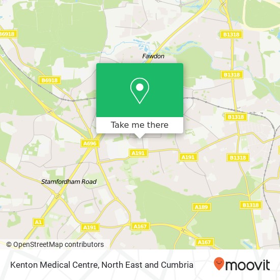 Kenton Medical Centre map
