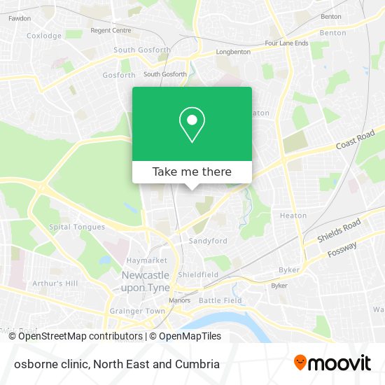 osborne clinic map
