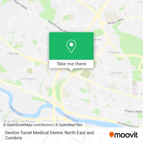 Denton Turret Medical Centre map