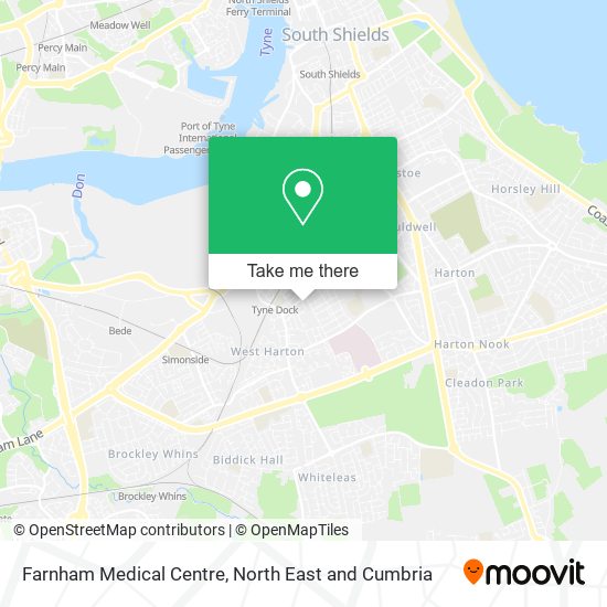 Farnham Medical Centre map