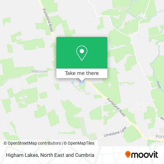 Higham Lakes map