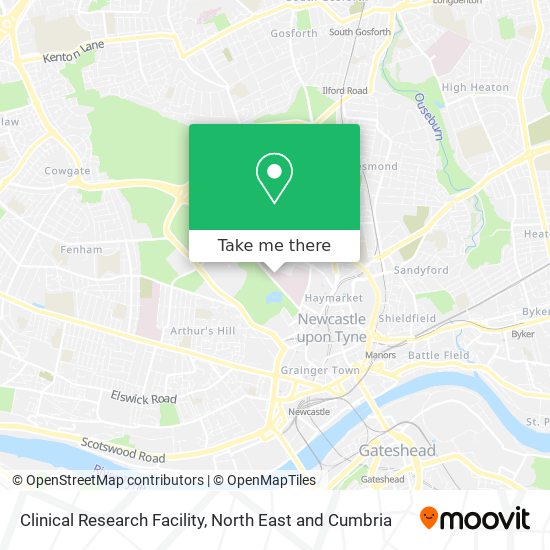 Clinical Research Facility map