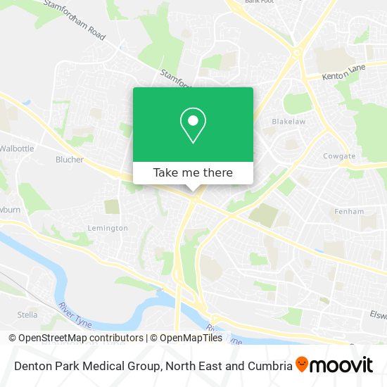 Denton Park Medical Group map