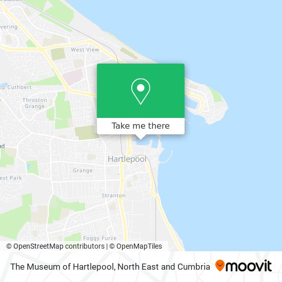 The Museum of Hartlepool map