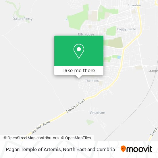 Pagan Temple of Artemis map
