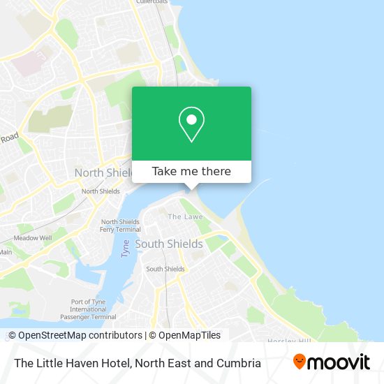 The Little Haven Hotel map