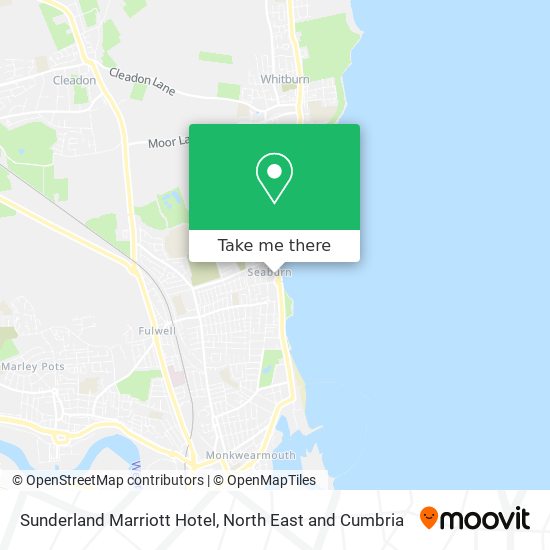 Sunderland Marriott Hotel map