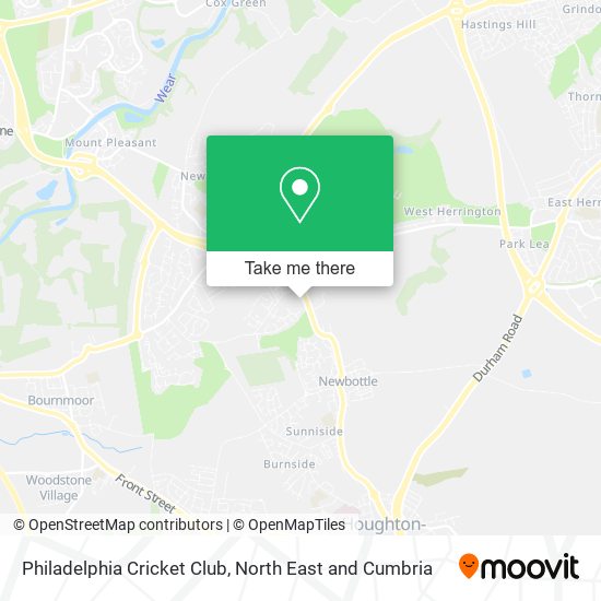 Philadelphia Cricket Club map