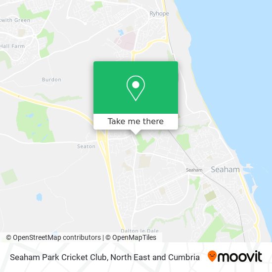 Seaham Park Cricket Club map