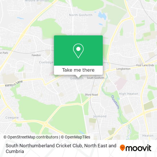 South Northumberland Cricket Club map