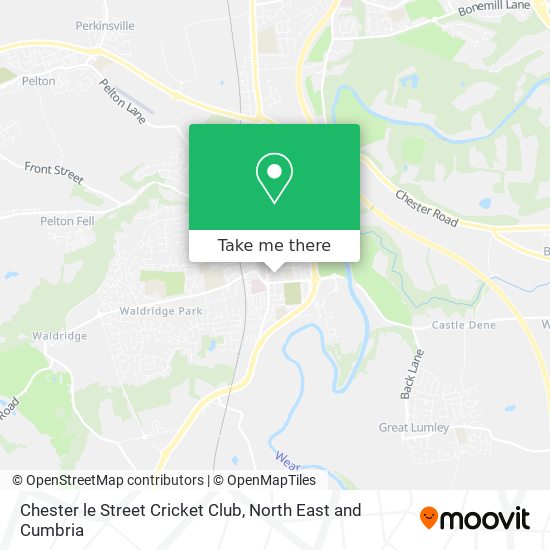 Chester le Street Cricket Club map
