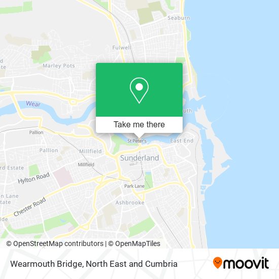 Wearmouth Bridge map