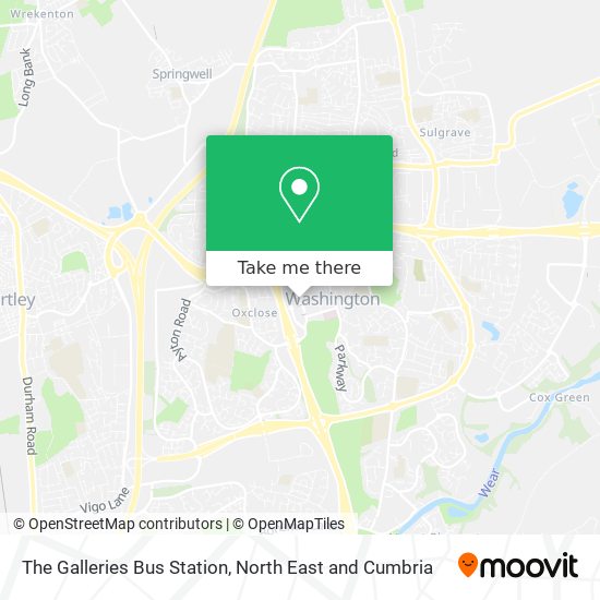 The Galleries Bus Station map