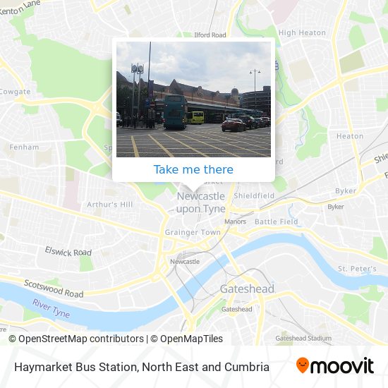 Haymarket Bus Station map