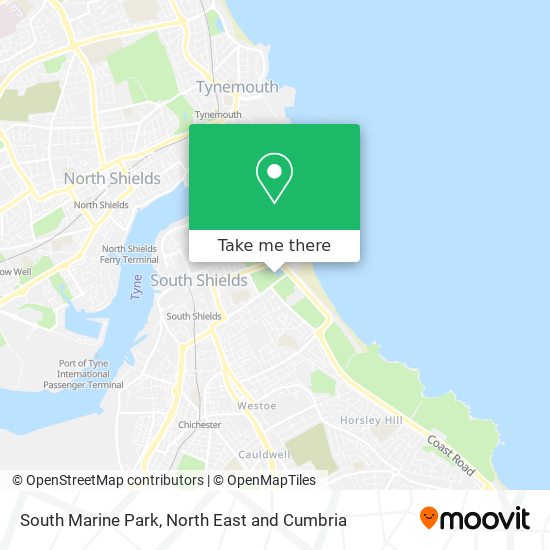 South Marine Park map