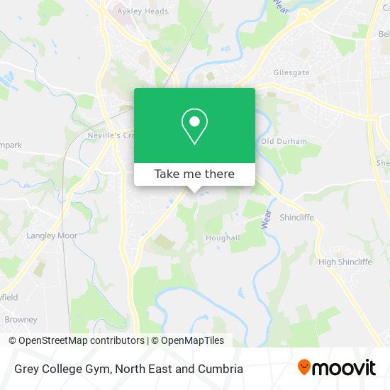 Grey College Gym map