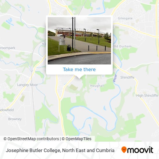 Josephine Butler College map