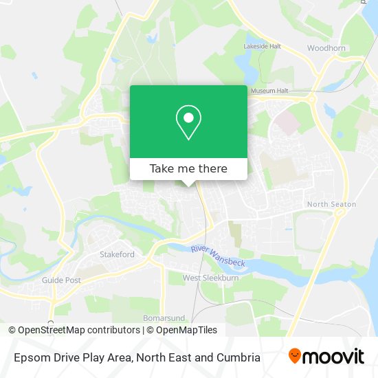 Epsom Drive Play Area map