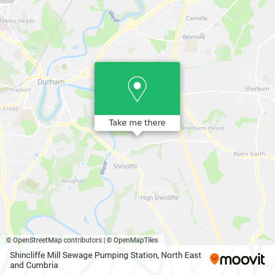 Shincliffe Mill Sewage Pumping Station map