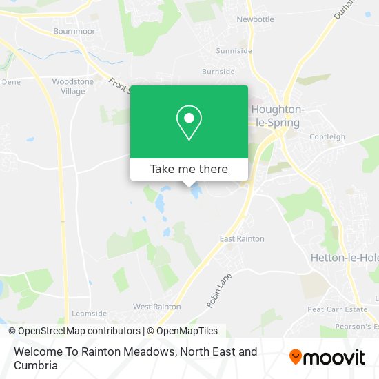 Welcome To Rainton Meadows map