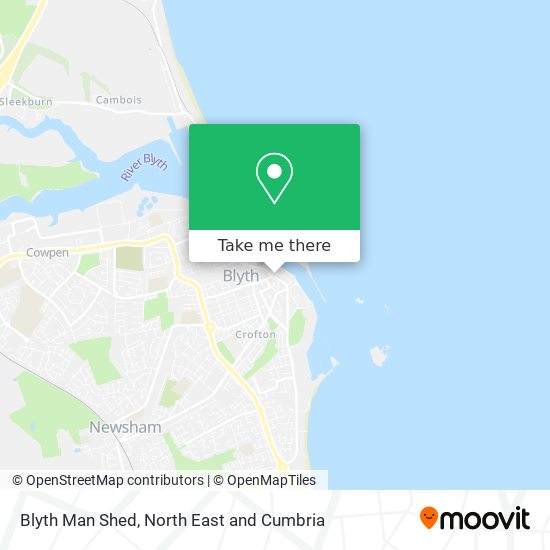 Blyth Man Shed map