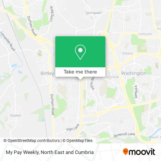 My Pay Weekly map