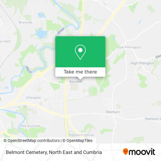 Belmont Cemetery map