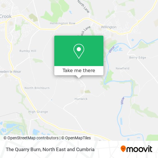 The Quarry Burn map