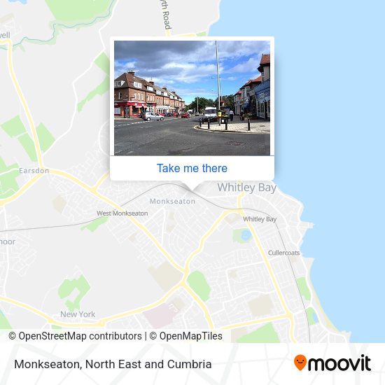 Monkseaton map