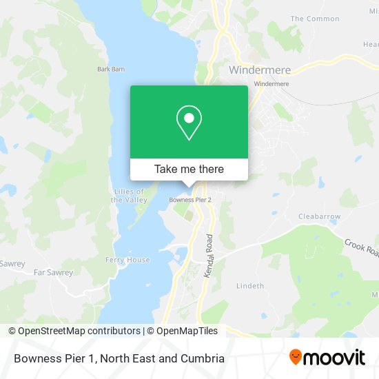 Bowness Pier 1 map