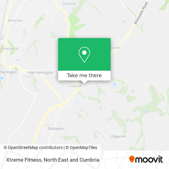 Xtreme Fitness map
