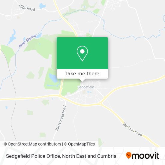 Sedgefield Police Office map