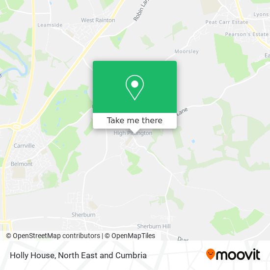 Holly House map
