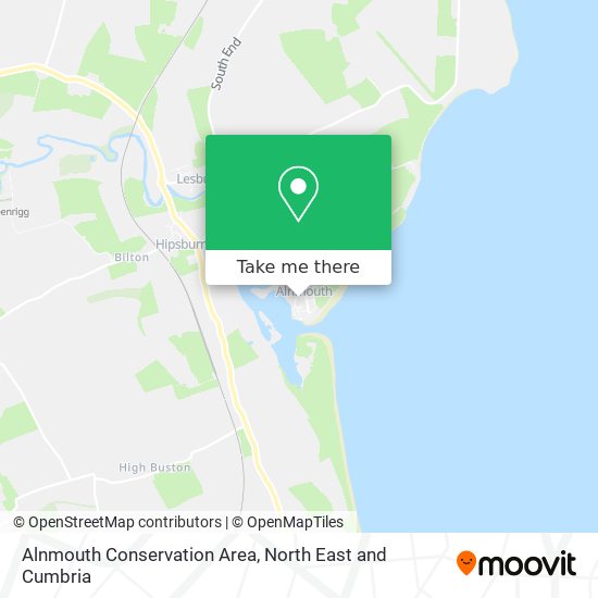 Alnmouth Conservation Area map