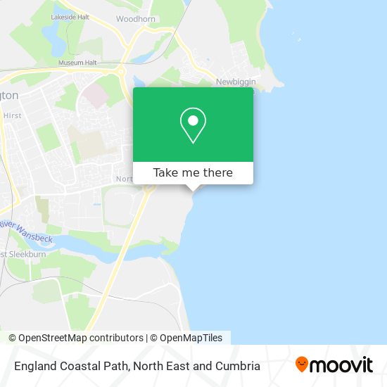 England Coastal Path map