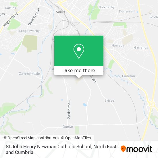 St John Henry Newman Catholic School map