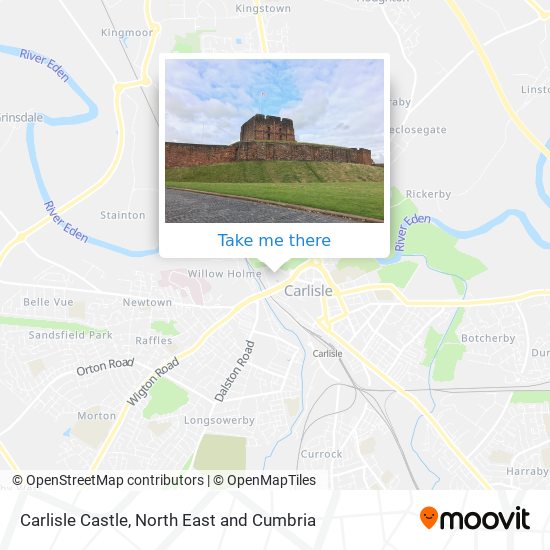 Carlisle Castle map