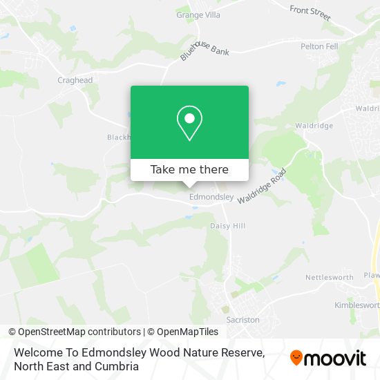 Welcome To Edmondsley Wood Nature Reserve map