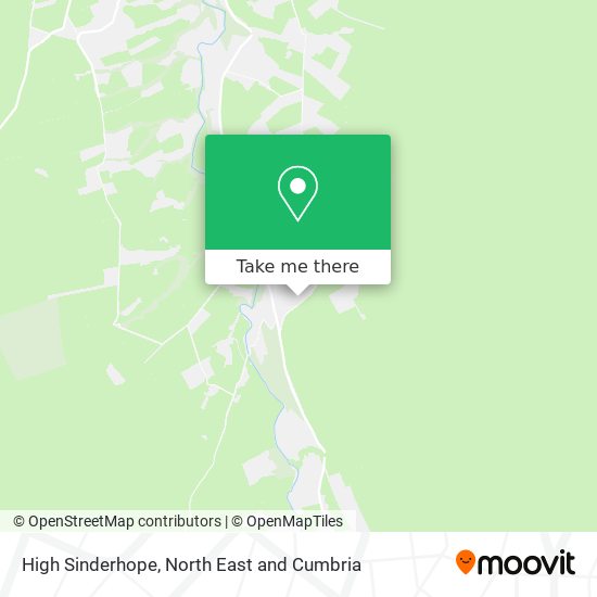 High Sinderhope map