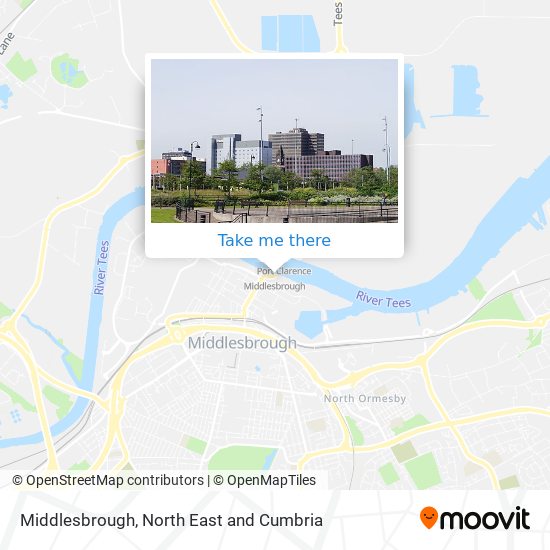 Middlesbrough map