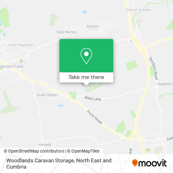 Woodlands Caravan Storage map