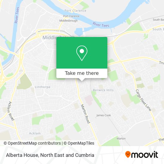Alberta House map
