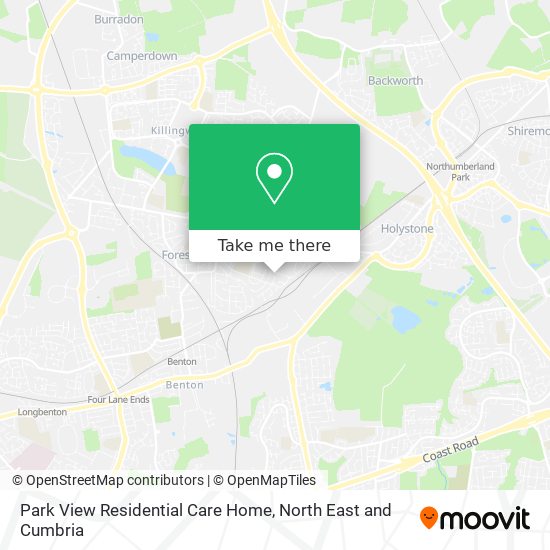 Park View Residential Care Home map