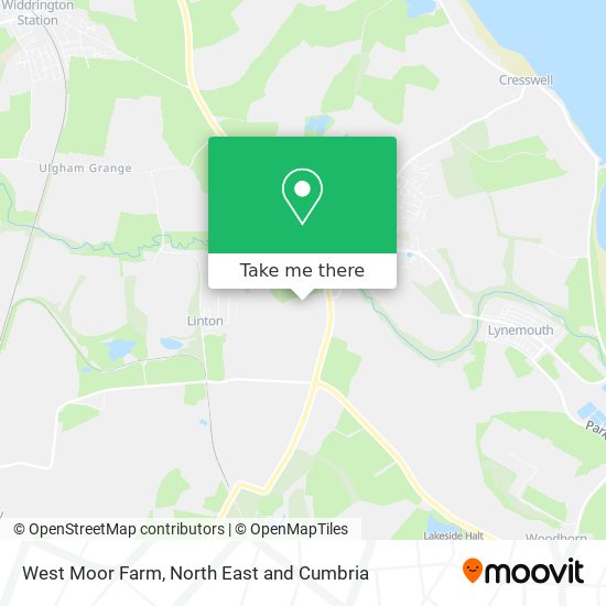 West Moor Farm map