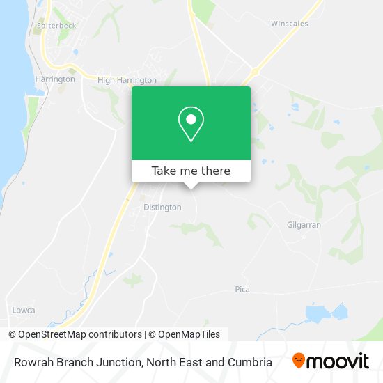 Rowrah Branch Junction map