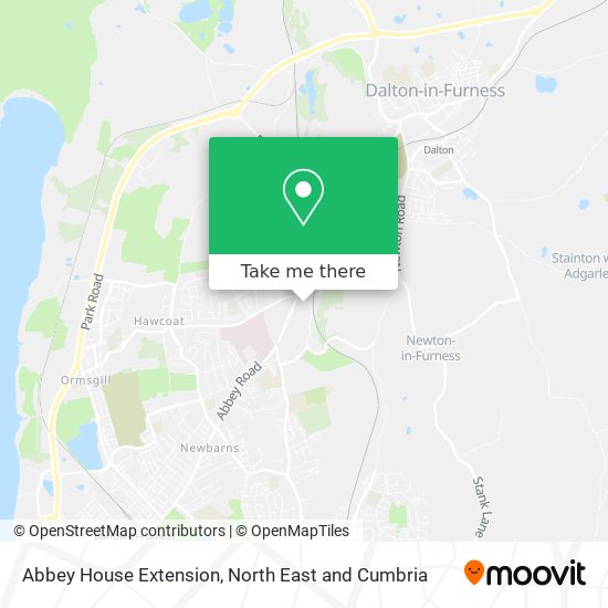 Abbey House Extension map