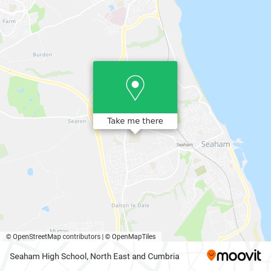 Seaham High School map