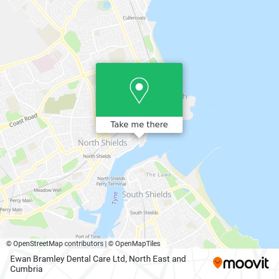 Ewan Bramley Dental Care Ltd map
