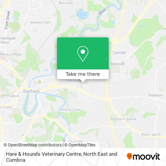 Hare & Hounds Veterinary Centre map